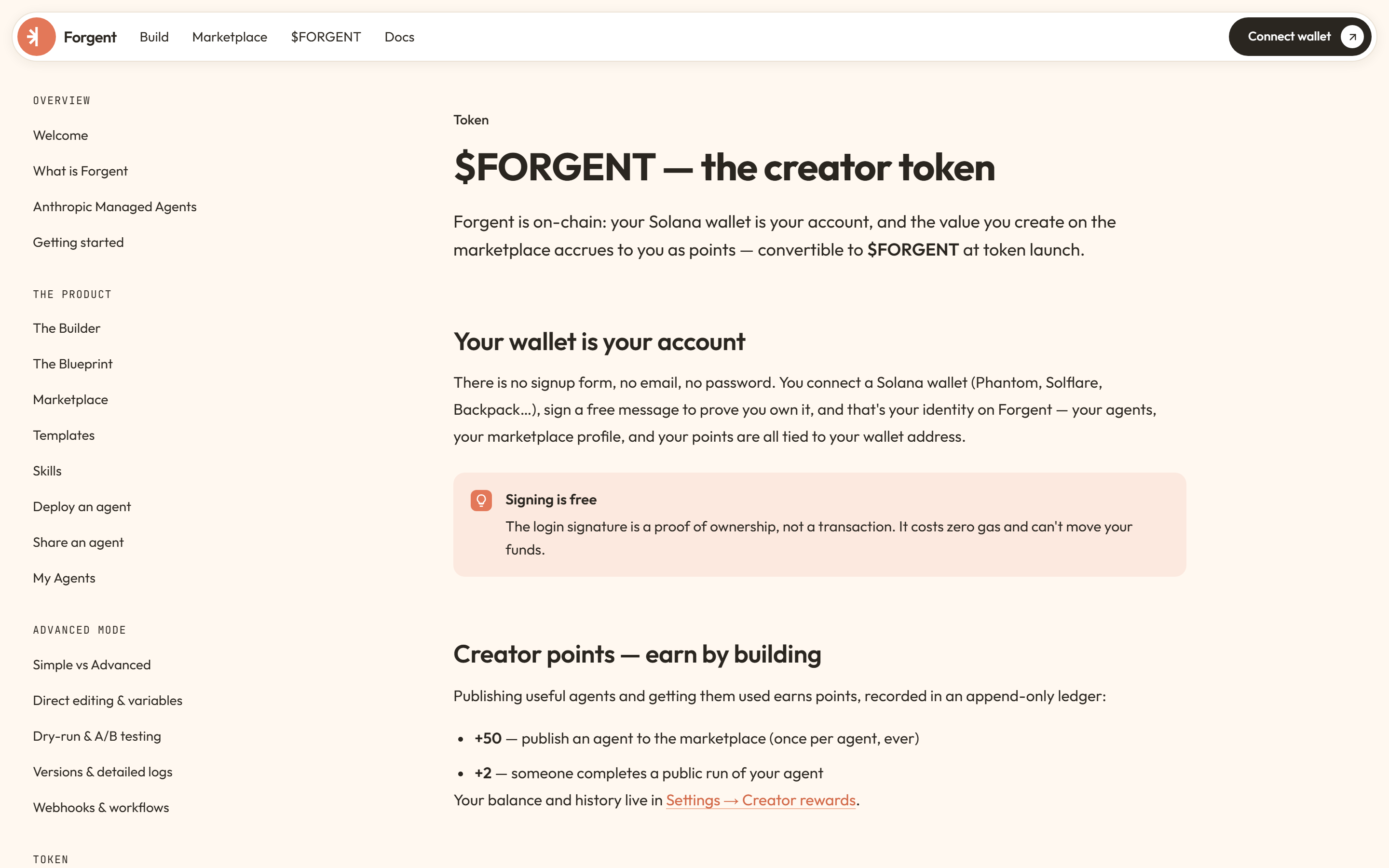 $FORGENT — the creator token on Solana